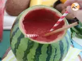 Cocktail Gin in einer Wassermelone - Zubereitung Schritt 4