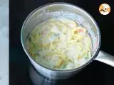 One pot pasta - Tagliatelles mit Lachs und Brokkoli - Zubereitung Schritt 3
