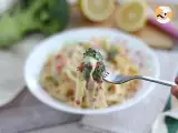 One pot pasta - Tagliatelles mit Lachs und Brokkoli - Zubereitung Schritt 4