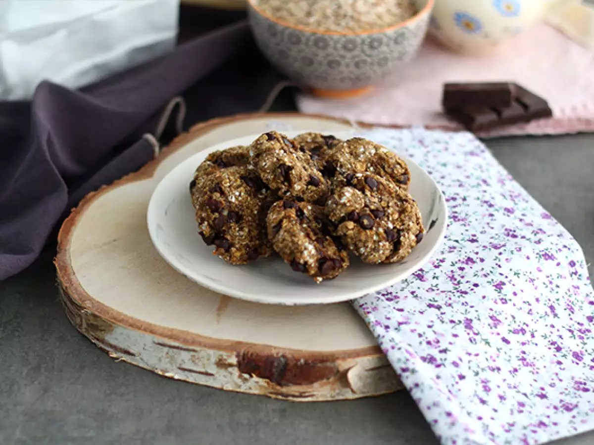 3-Zutaten-Bananen-Schoko-Cookies