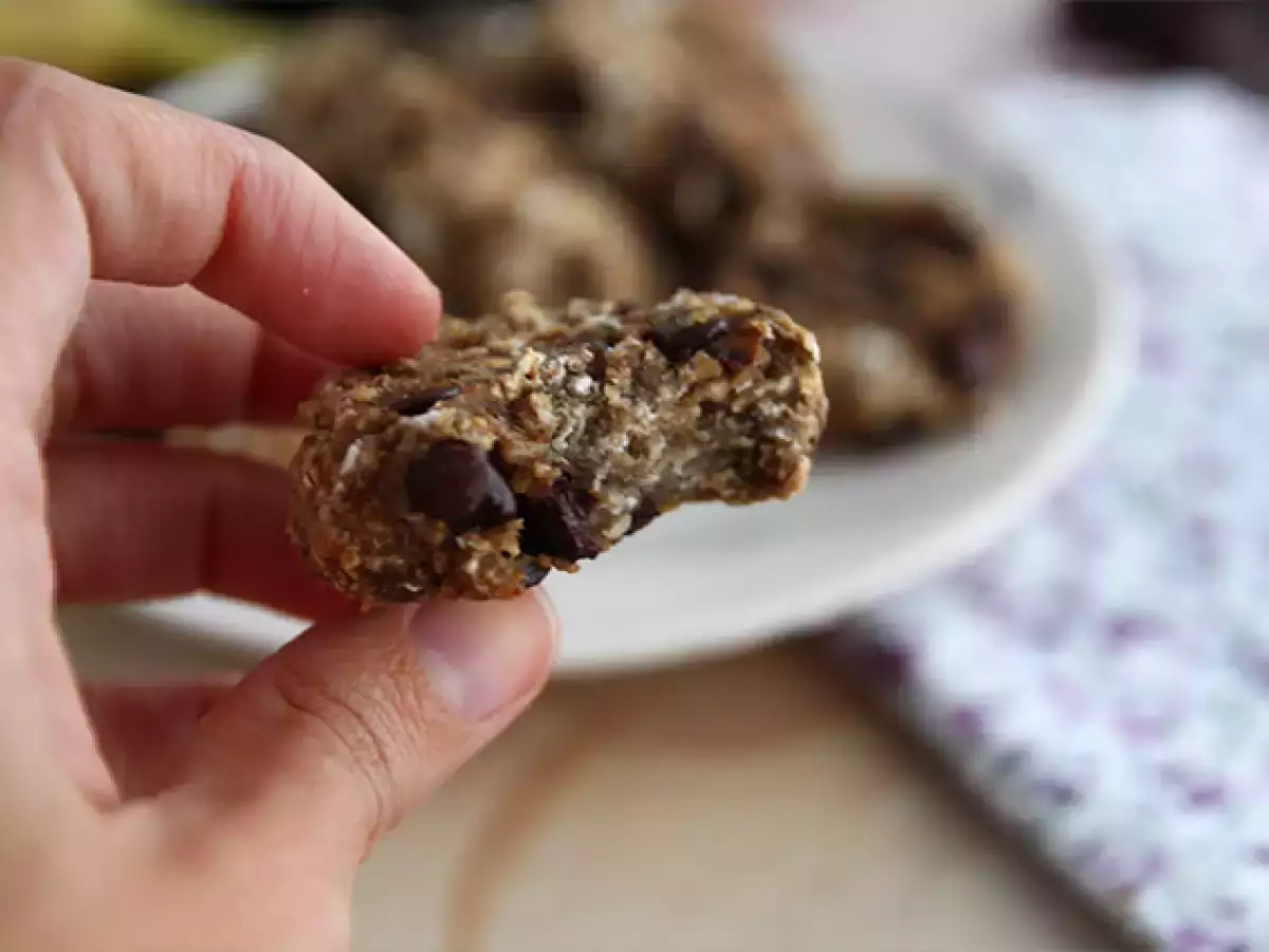 3-Zutaten-Bananen-Schoko-Cookies - foto 4