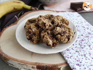 3-Zutaten-Cookies mit Banane und Schokolade, Foto 3