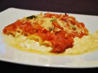 4-Käse-Cannelloni mit fruchtiger Tomatensoße
