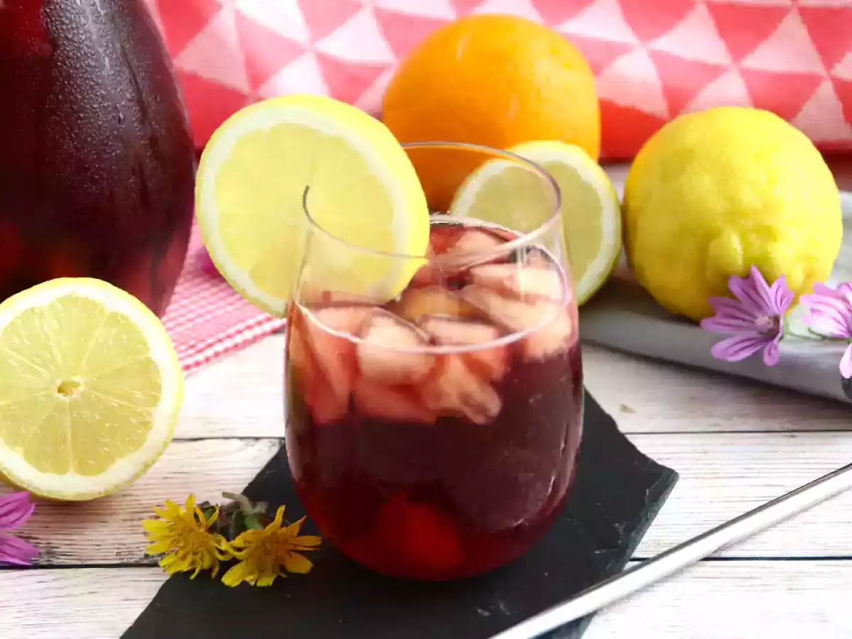 Alkoholfreier Sangria