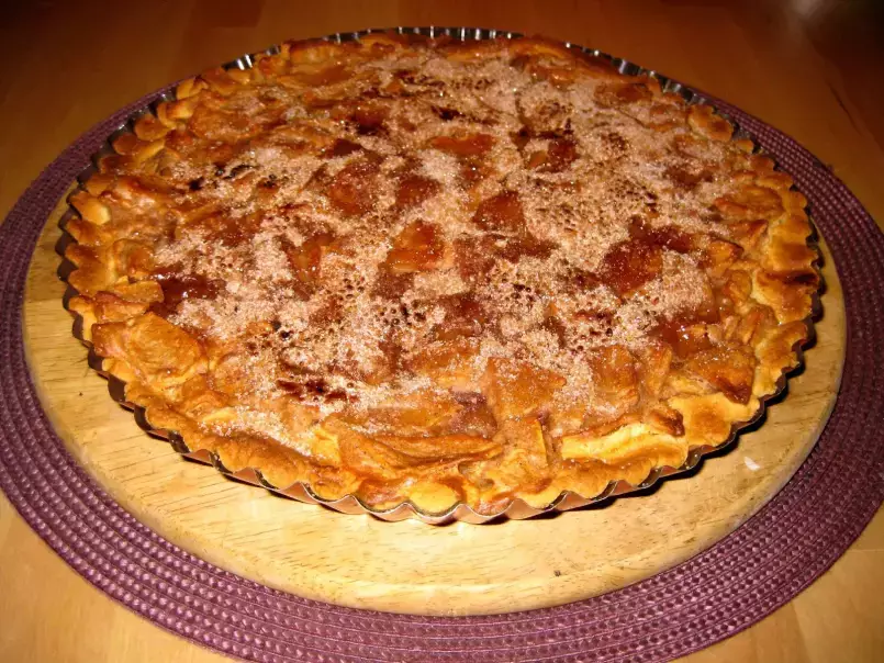 Almond Apple Pie | Mandel-Apfelkuchen