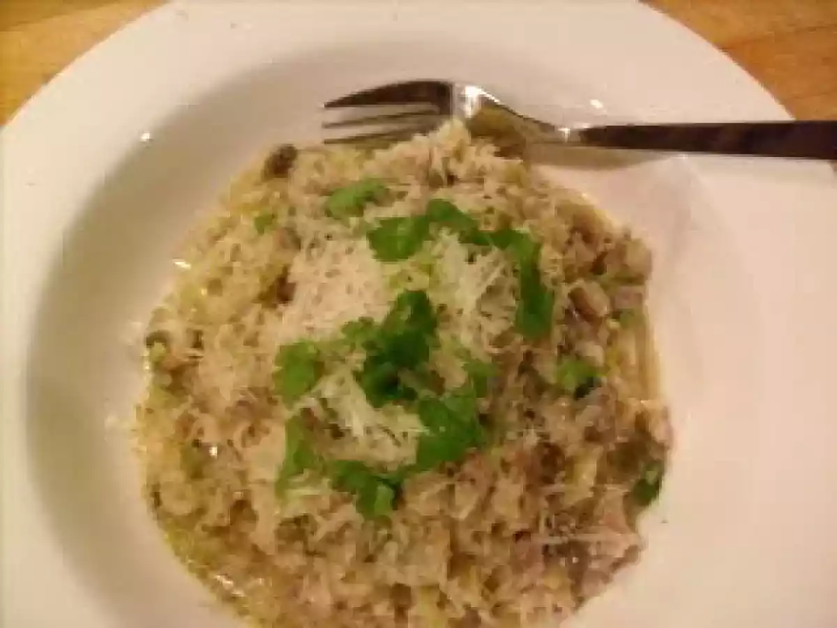 Am Tag danach, Resteverwertung durch Entenrisotto