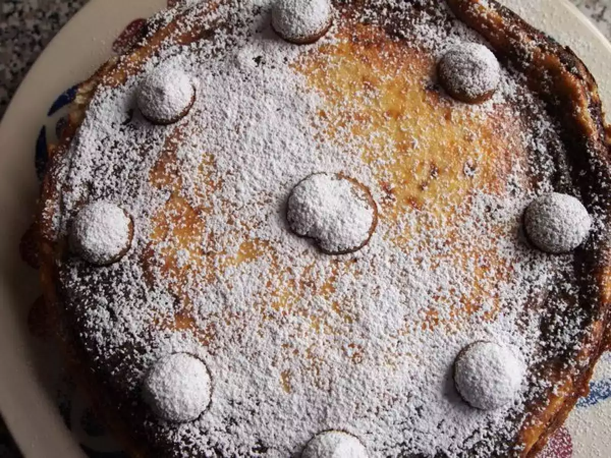 Amaretti Cheese Cake - Käsekuchen mit Amaretti Keksen