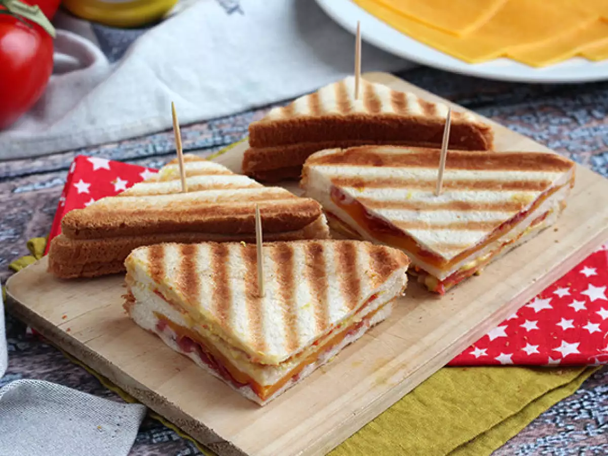 Amerikanisches Club-Sandwich - foto 2