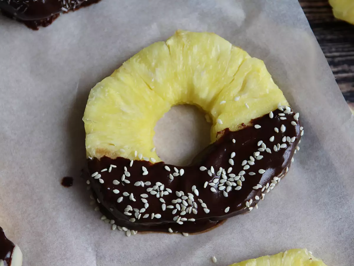 Ananas mit Schokolade: das perfekte Dessert zum gemeinsamen Zubereiten mit Kindern - foto 3