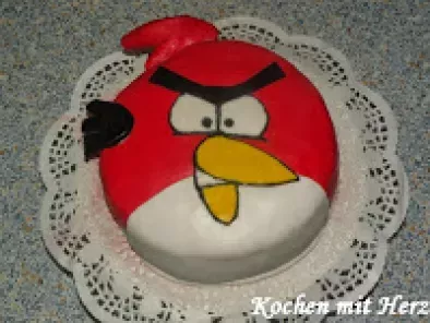 Angry Bird Torte