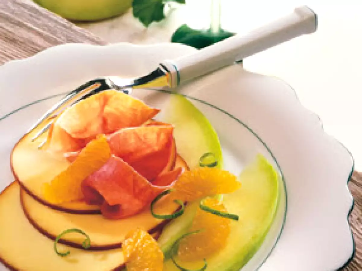 Antipasti mit Räucherkäse