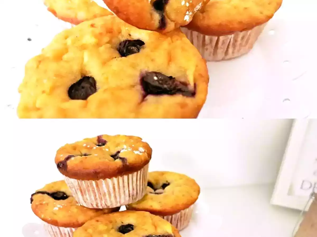 Apfel-Blaubeer Muffins