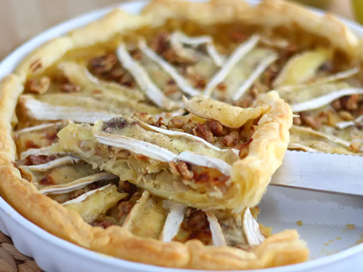 Apfel-Camembert-Tarte - foto 3