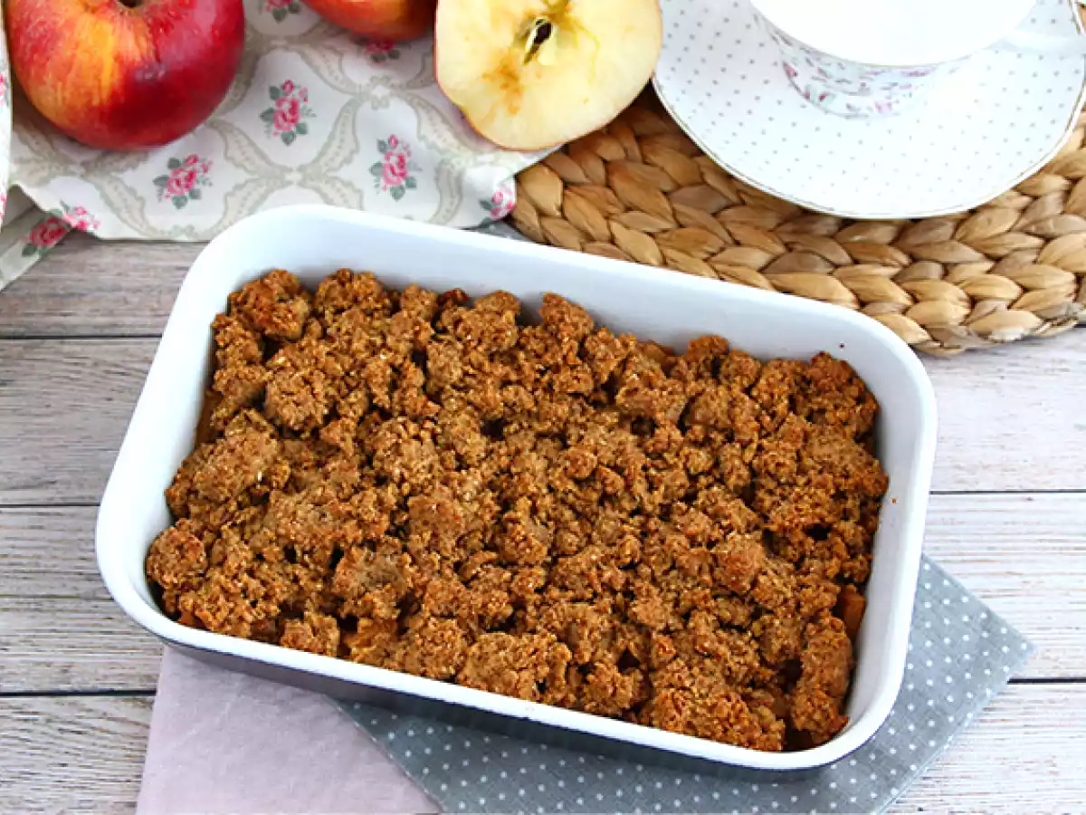 Apfel-Crumble (vegan und glutenfrei)