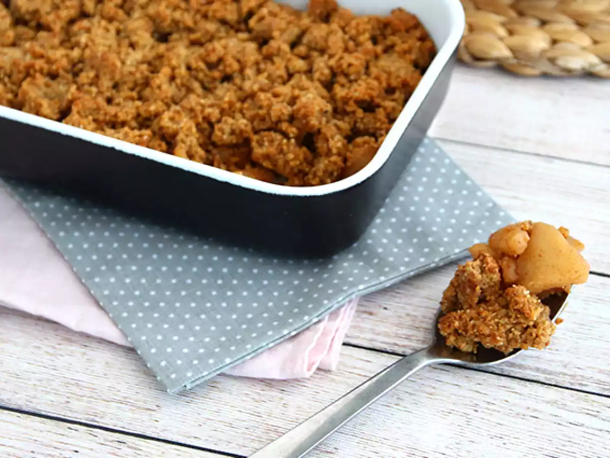 Apfel-Crumble (vegan und glutenfrei) - foto 2