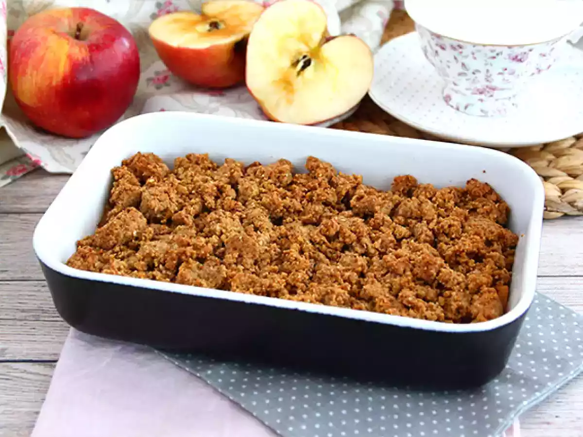 Apfel-Crumble (vegan und glutenfrei) - foto 3