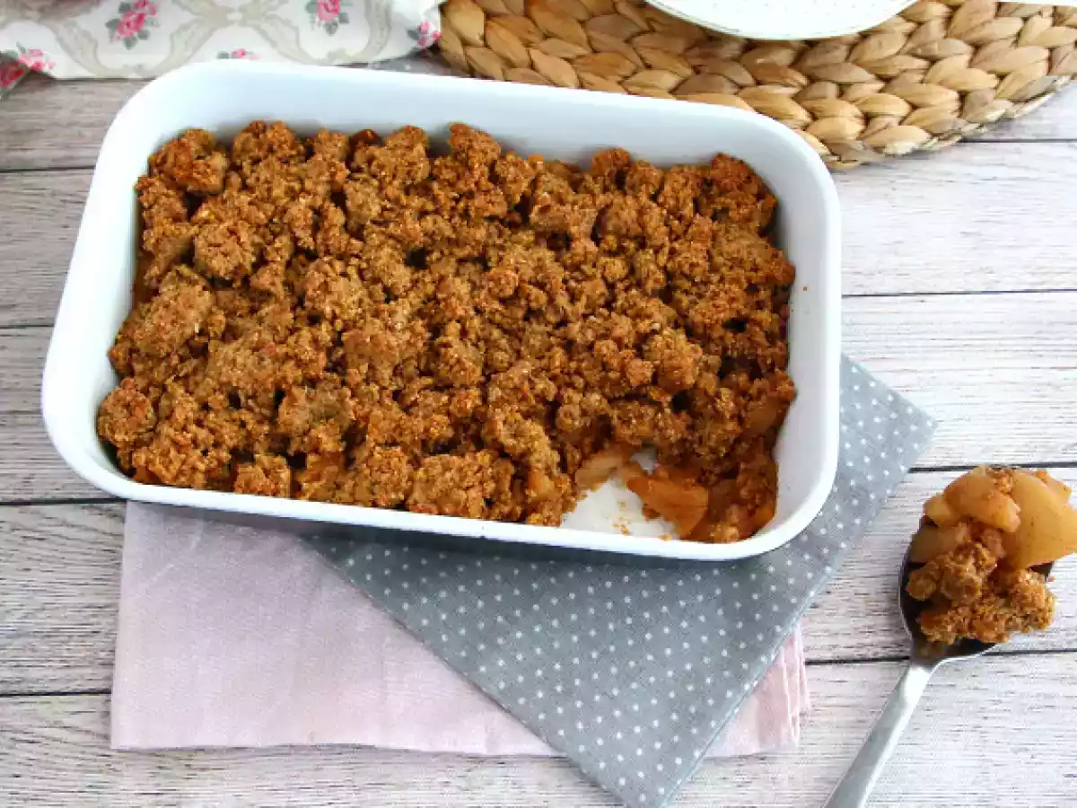 Apfel-Crumble (vegan und glutenfrei) - foto 4