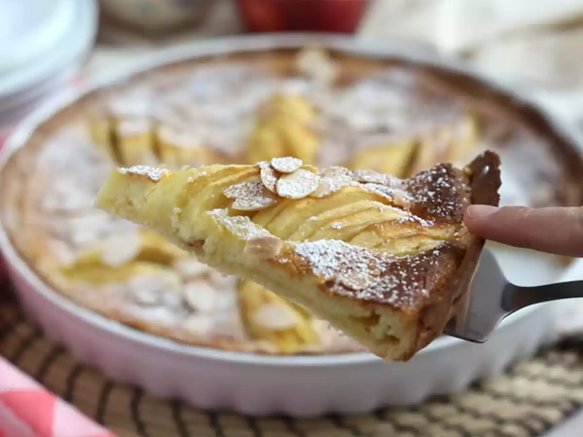 Apfel-Mandel-Kuchen (Tarte normande) - foto 3