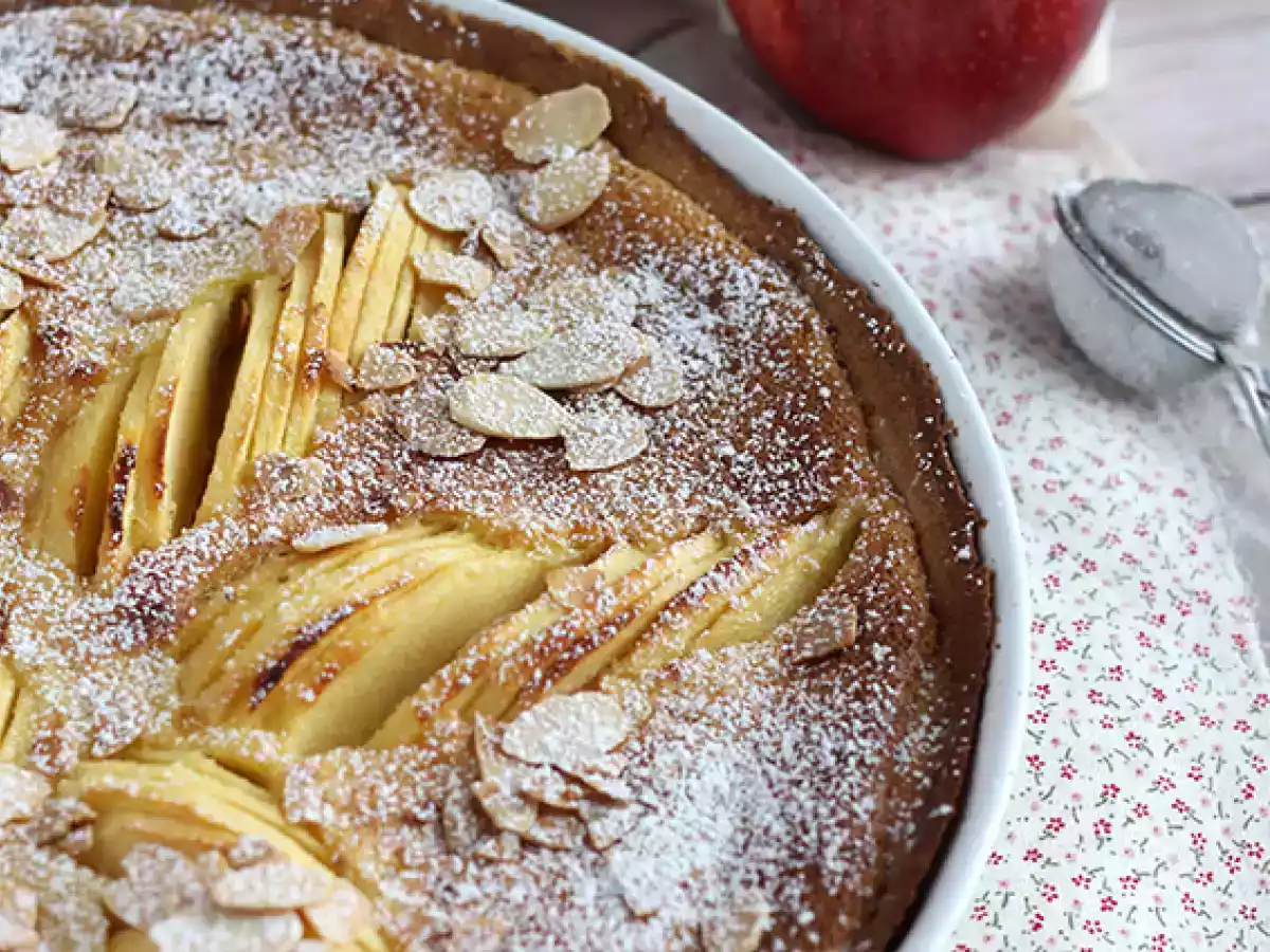 Apfel-Mandel-Kuchen (Tarte normande) - foto 4