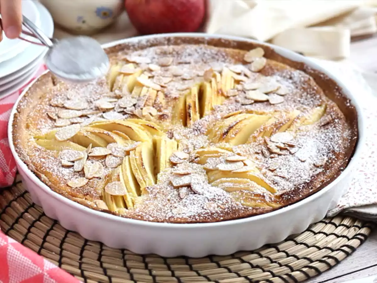 Apfel-Mandel-Kuchen (Tarte normande) - foto 6