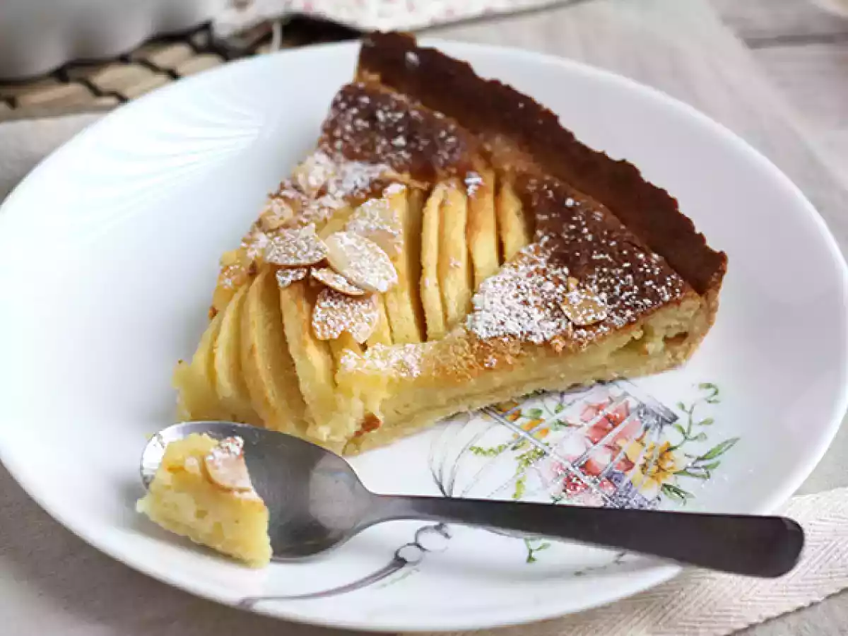 Apfel-Mandel-Kuchen (Tarte normande) - foto 7