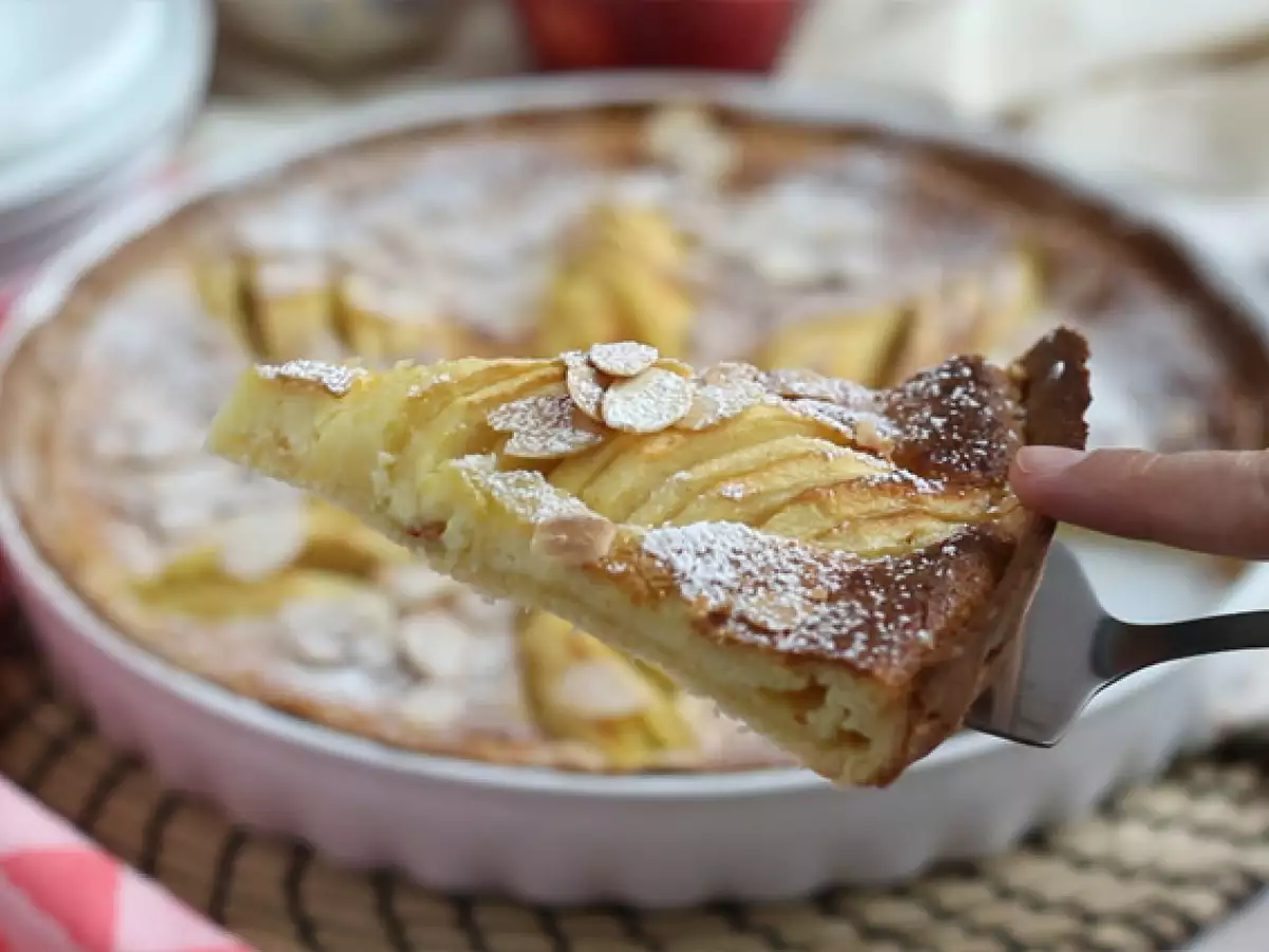 Apfel-Mandel-Tarte (Tarte normande) - foto 3