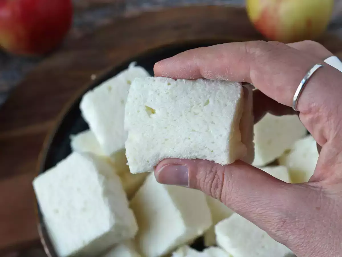 Apfel-Marshmallows aus 2 Zutaten : ohne Zuckerzusatz - foto 3