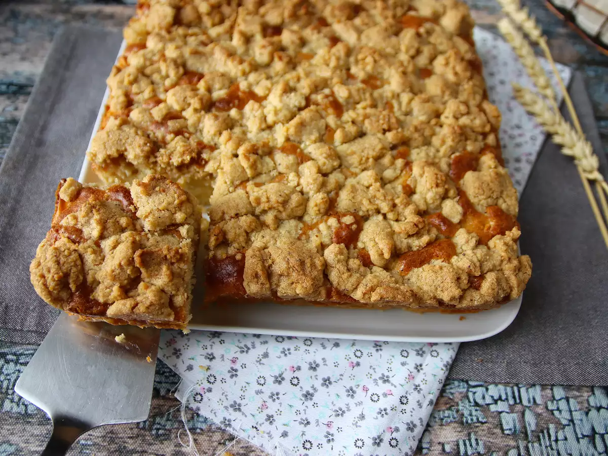 Apfelkuchen mit Streuseln : saftig und knusprig - foto 2