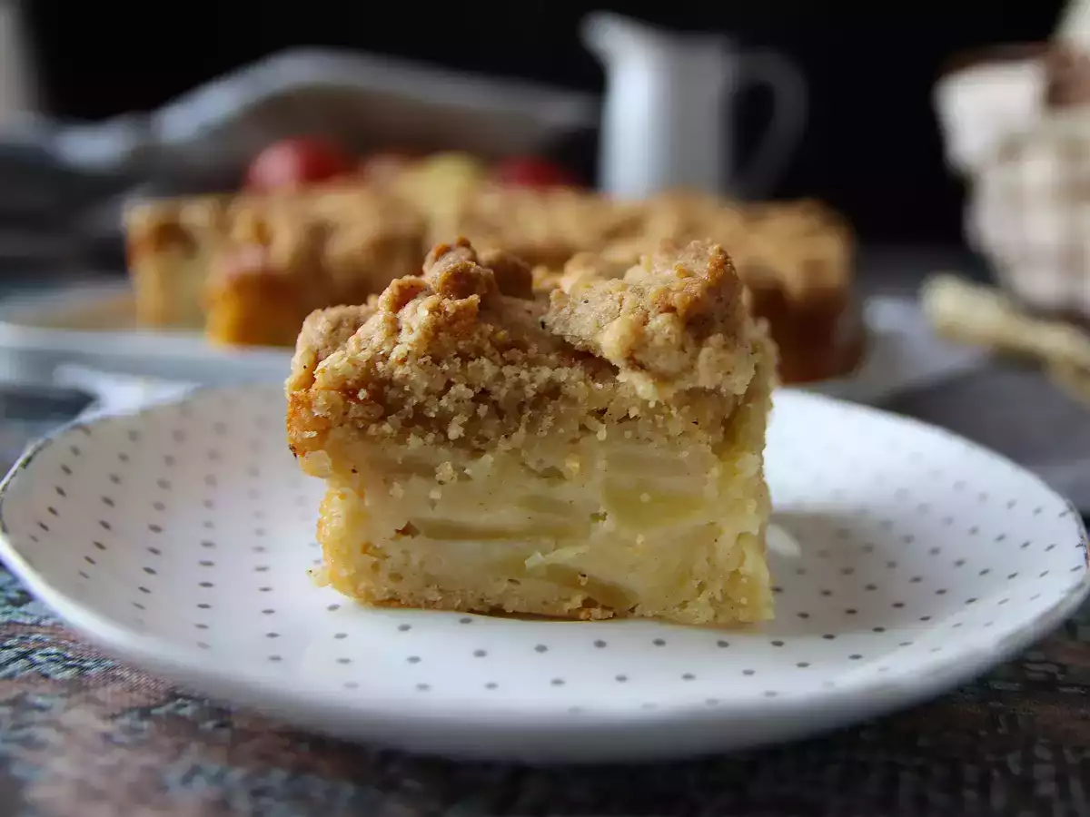 Apfelkuchen mit Streuseln : saftig und knusprig - foto 5
