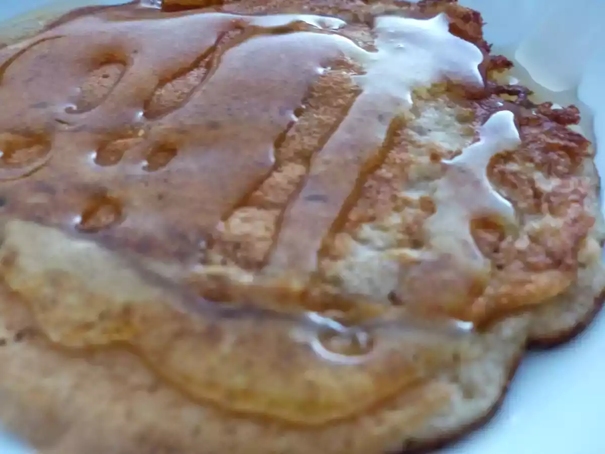 Apfelpfannkuchen aus Kastanien ~ Mehl