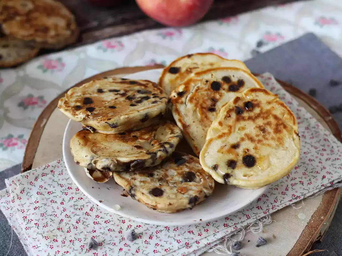 Apfelpfannkuchen ohne Zuckerzusatz