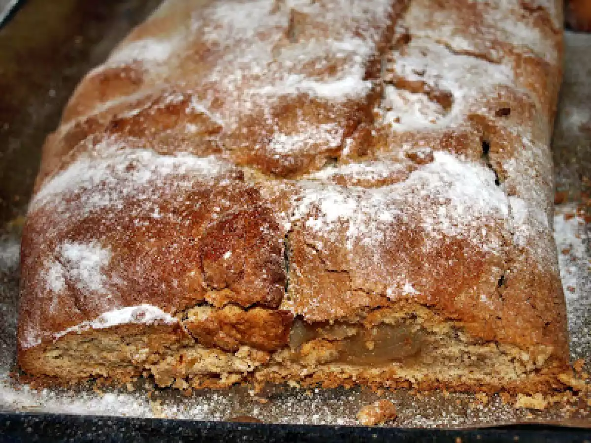 Apfelschlangl (Apfelkuchen)