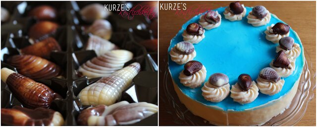 Aprikosen-schoko-pool-torte - Rezept Petitchef