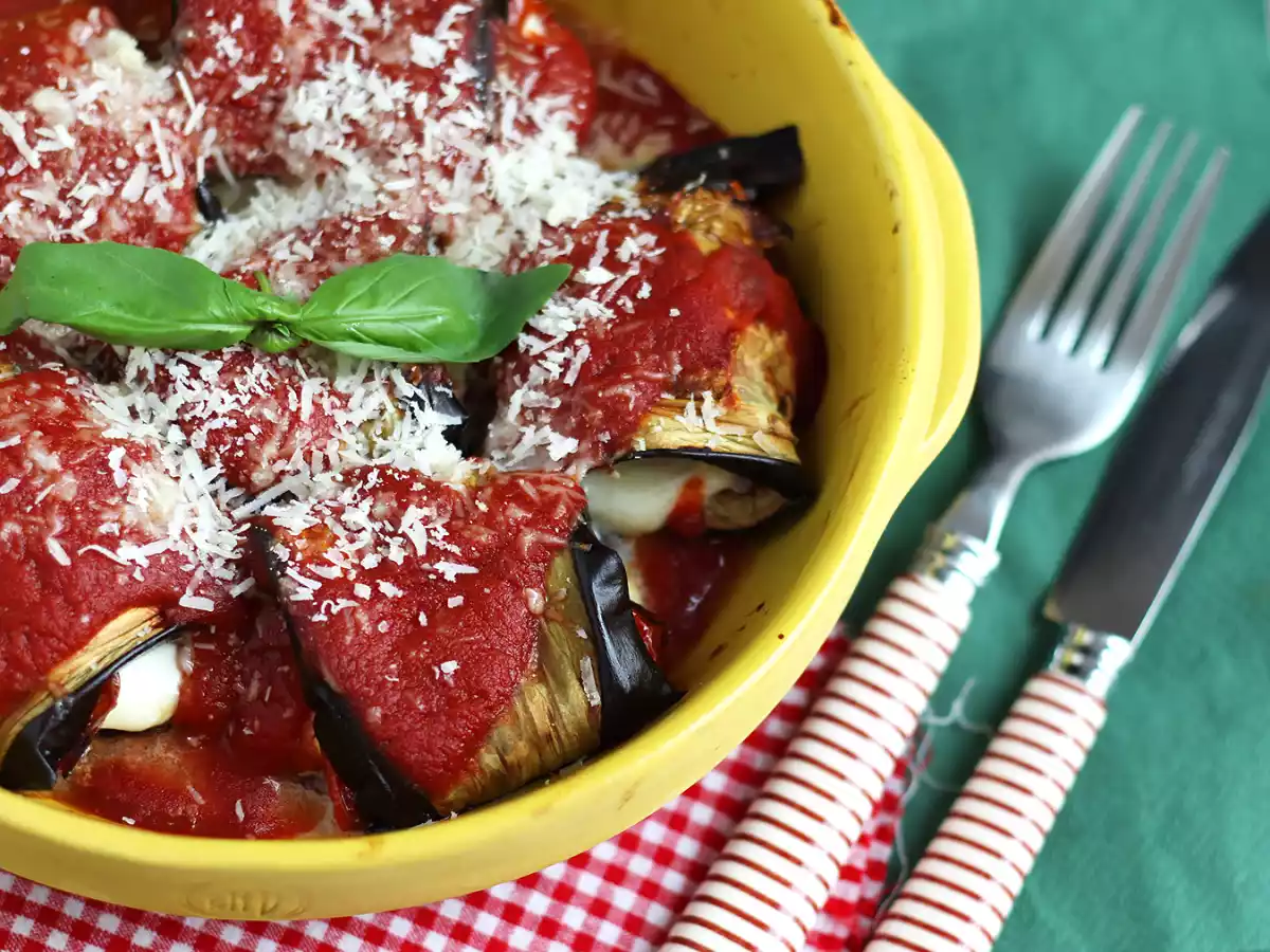 Auberginenbrötchen mit Parmigiana - foto 5