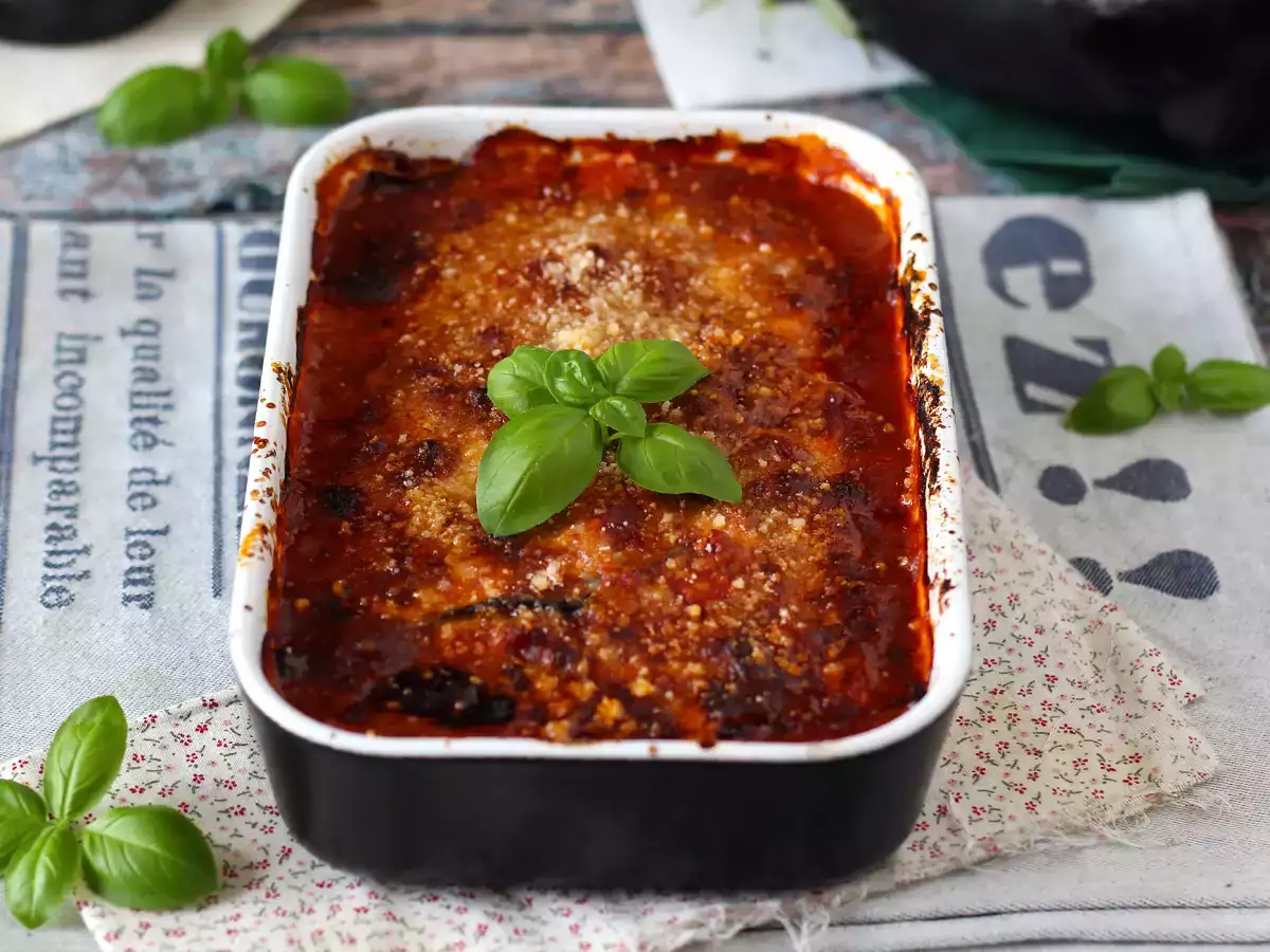 Auberginengratin mit Parmigiana - foto 2