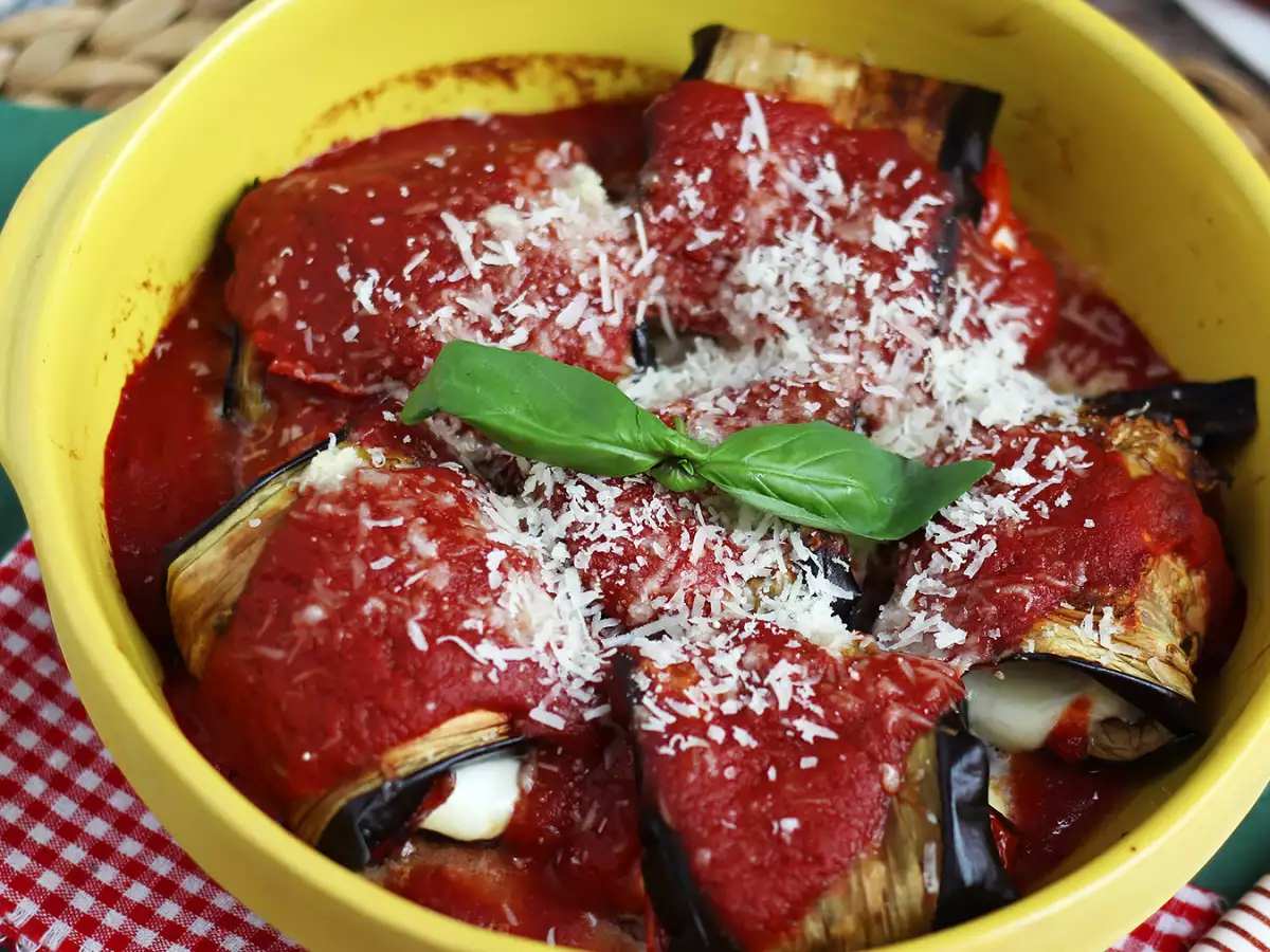 Auberginenröllchen alla Parmigiana - foto 2