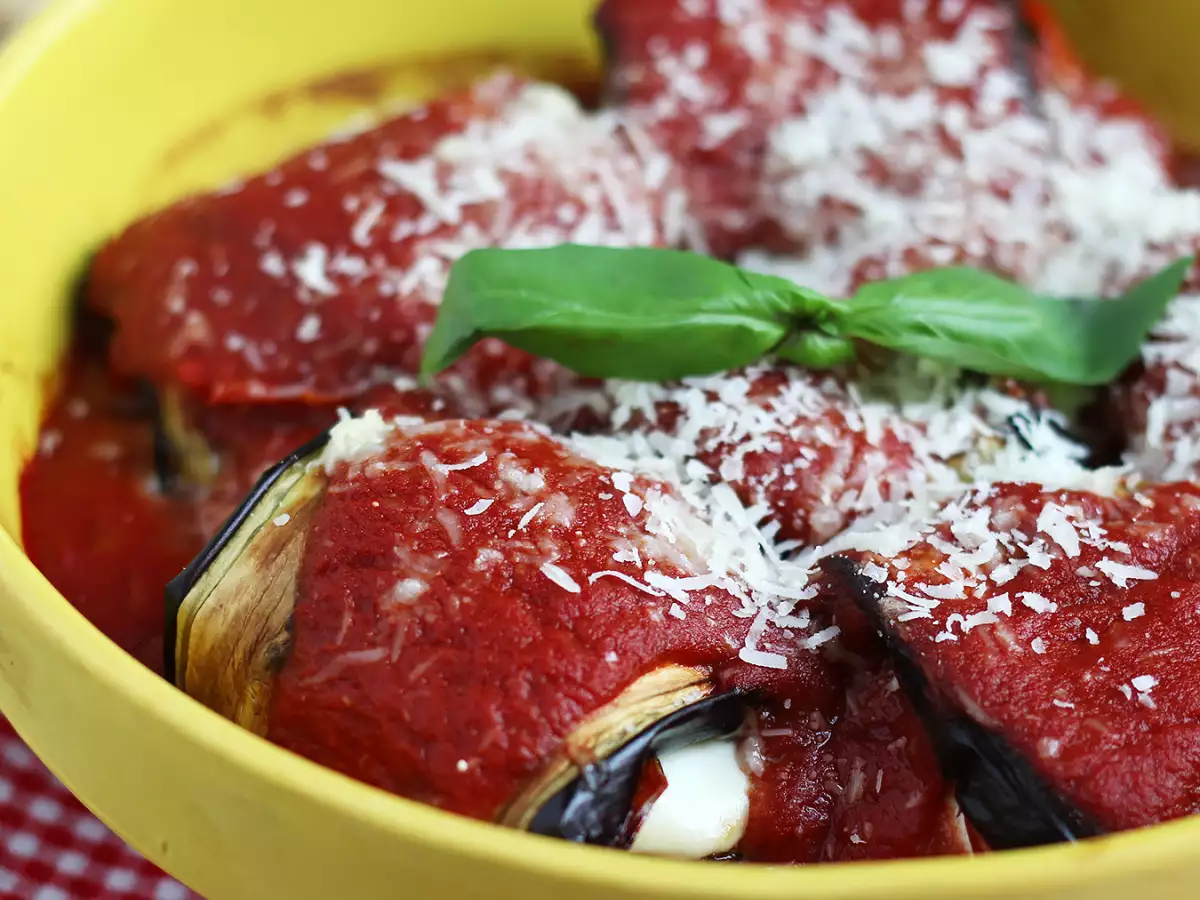 Auberginenröllchen alla Parmigiana - foto 4