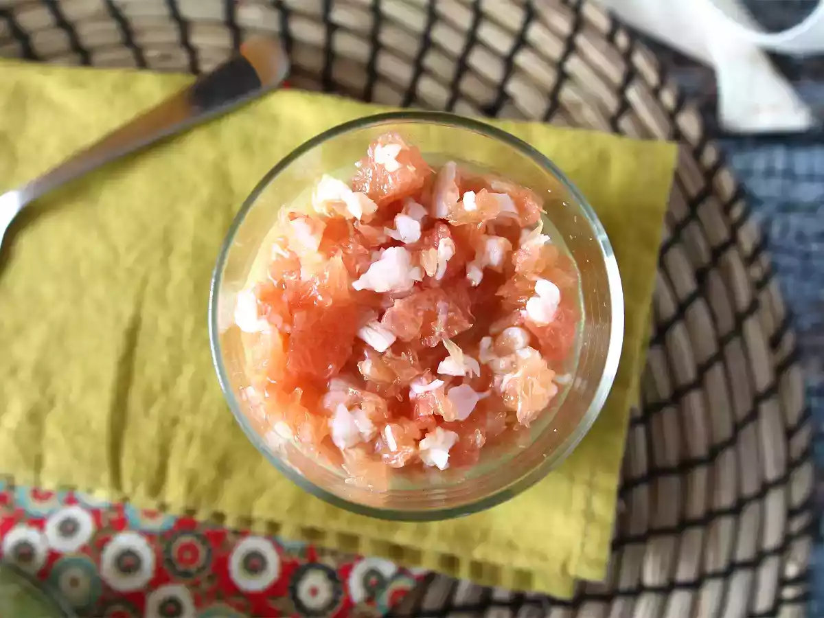 Avocado-Garnelen-Grapefruit-Drinks - superfrisch! - foto 2