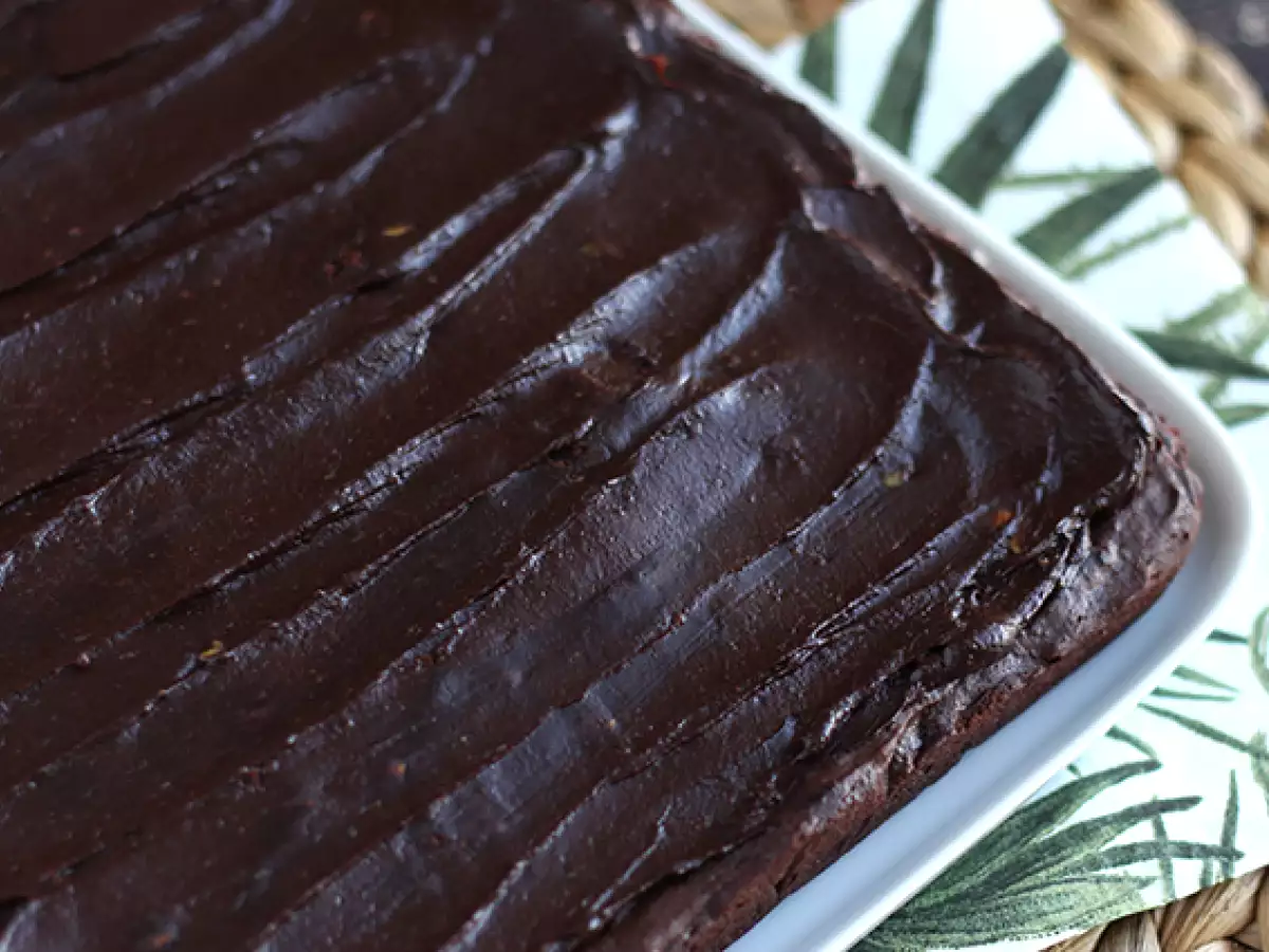 Avocado-Schokoladen-Brownie ohne Butter und laktosefrei - foto 5