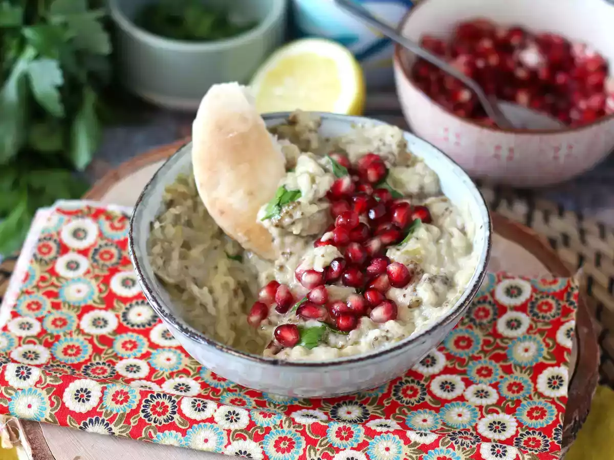 Baba ganoush, der köstliche libanesische Aufstrich mit Auberginen - foto 5