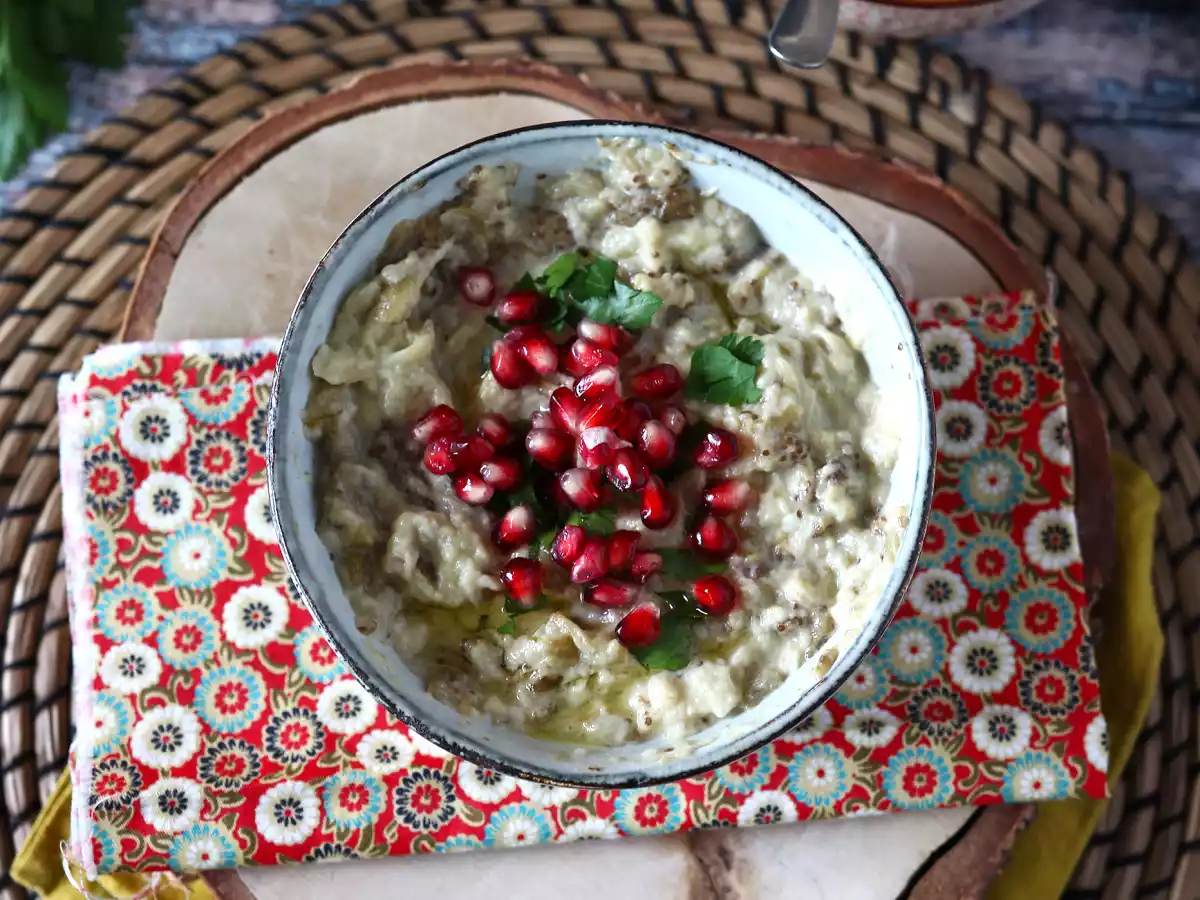 Baba ganoush, der köstliche libanesische Aufstrich mit Auberginen - foto 6
