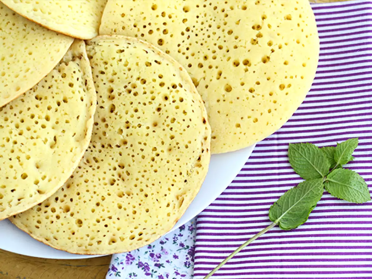 Baghrir: marokkanische Pfannkuchen mit tausend Löchern