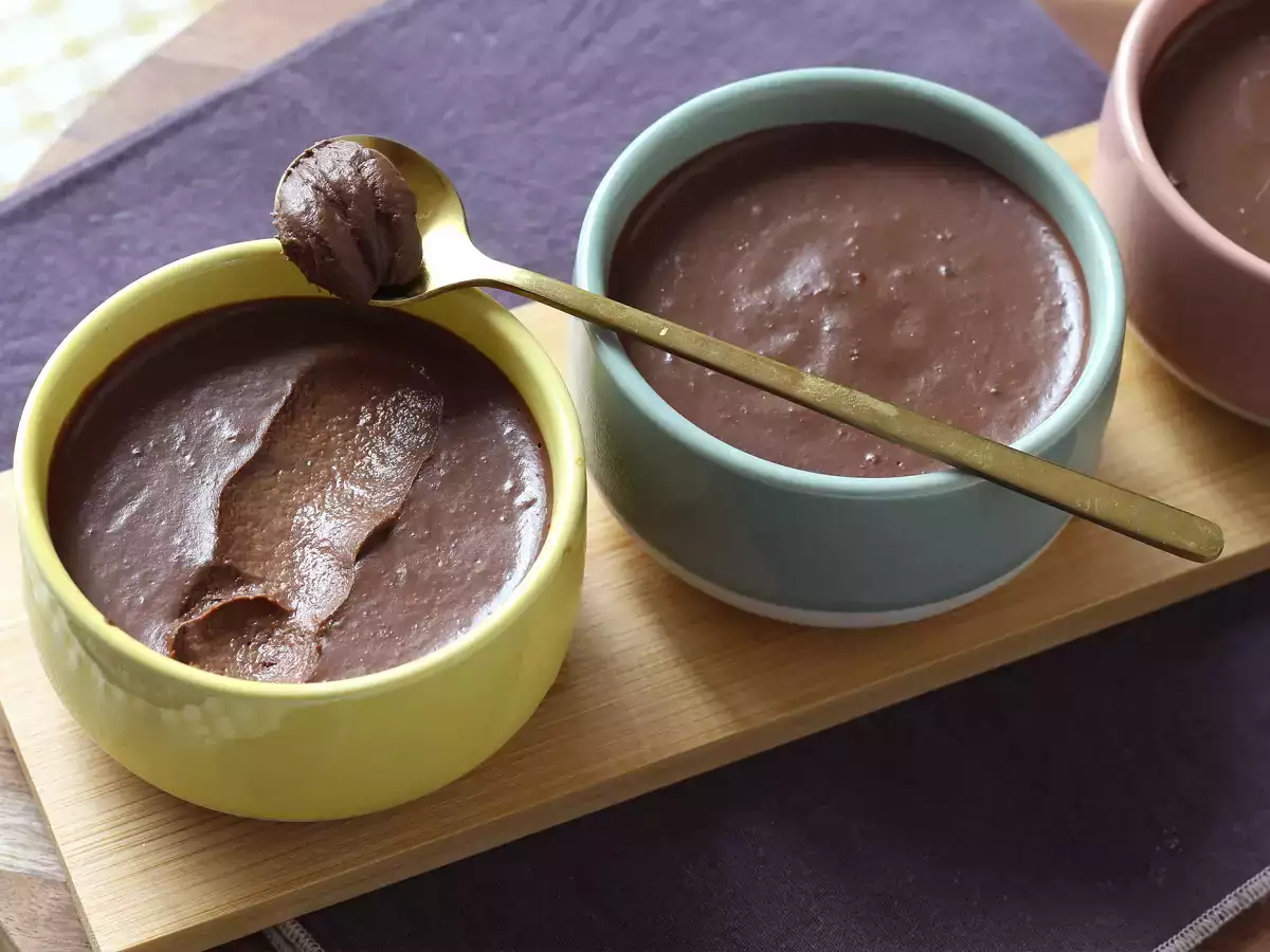 Bananen-Schokoladen-Dessertcreme mit nur 3 Zutaten! - foto 3