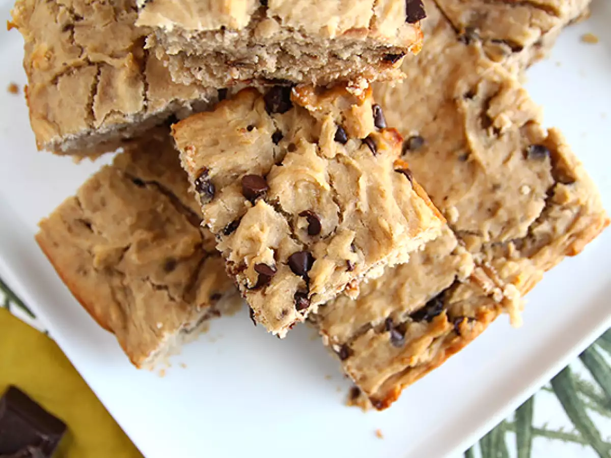 Bananenkuchen mit Schokostückchen – vegan und glutenfrei - foto 2