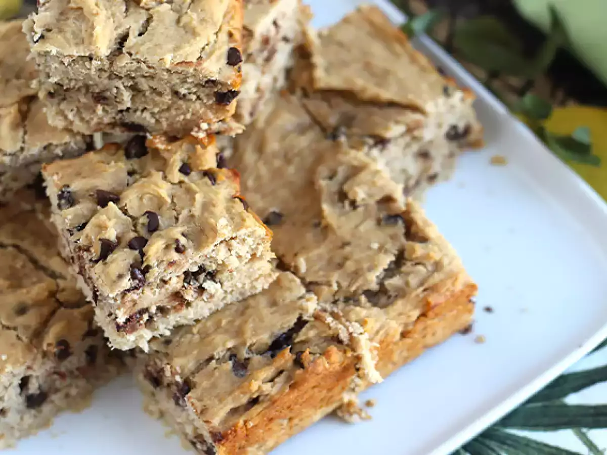 Bananenkuchen mit Schokostückchen – vegan und glutenfrei - foto 5