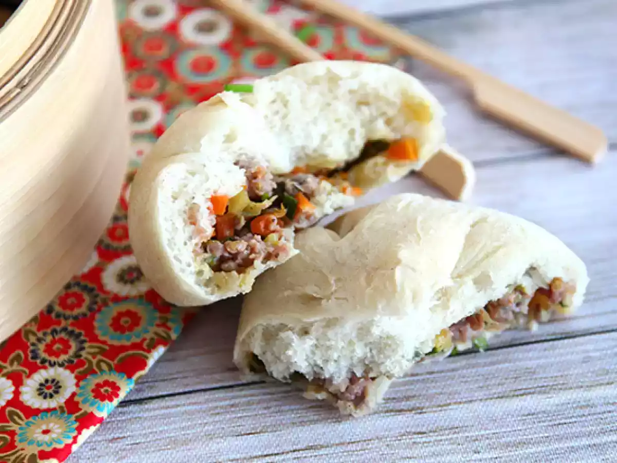 Banh Bao, kleine Dampfbrötchen - foto 3