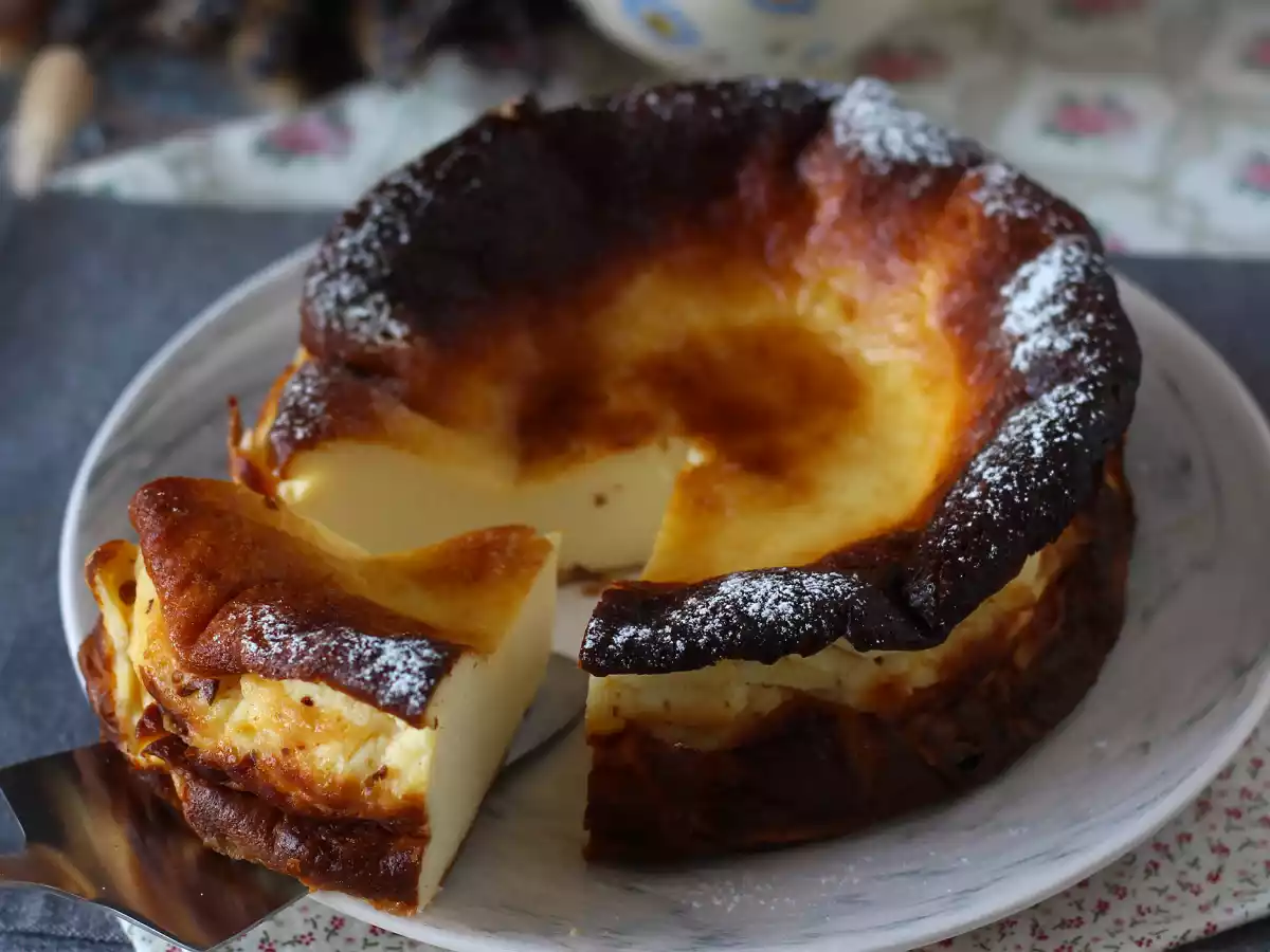 Baskischer Käsekuchen - foto 3