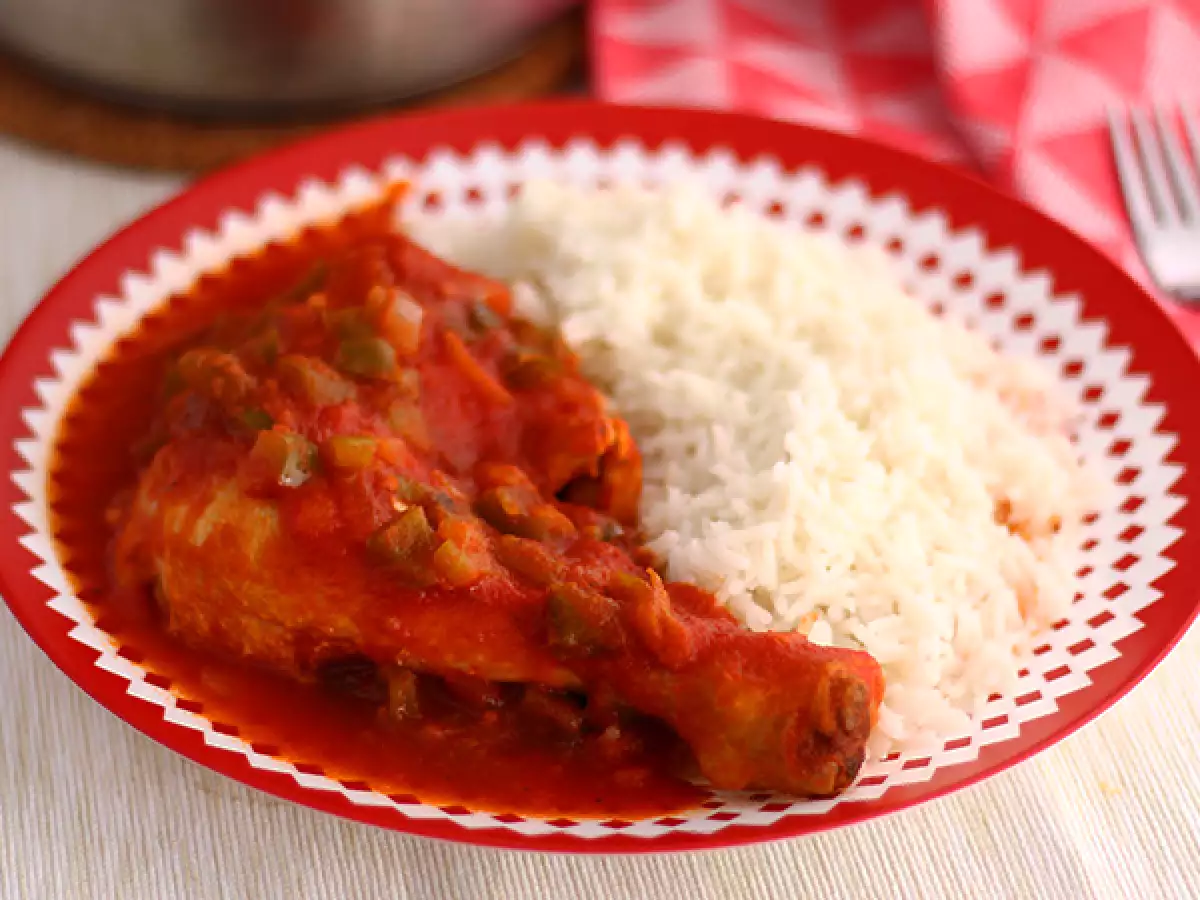 Baskisches Hähnchen (Poulet basquaise) - foto 3