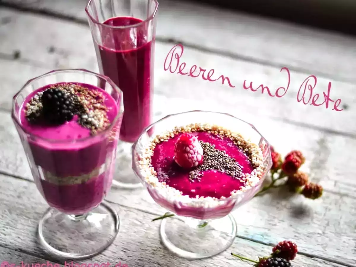 Beeren und Rote Bete Speise - Tierfreitag