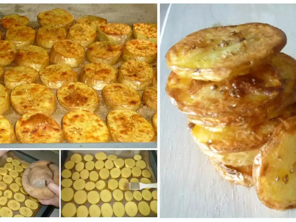 Beilagen: Koriander-Kartoffeltaler